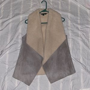 Suede vest